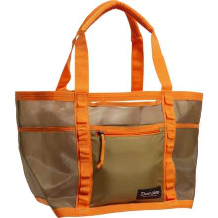 DUCK CAMP Mesh Gear Tote Bag - Medium in Wheat/Blaze