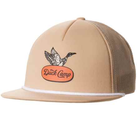 DUCK CAMP Retro Trucker Hat in Wheat