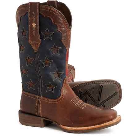 Durango Lady Rebel Pro 12” Western Boots - Leather (For Women) in Vintage Flag