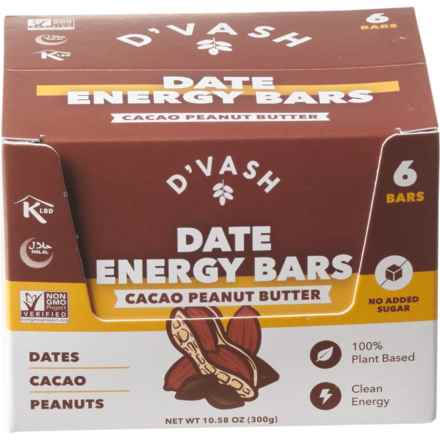 D'Vash Date Energy Bars - 6- Pack in Multi