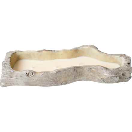 DW Home 16.7 oz. Log Silver Pine Candle - 4-Wick in Ivory