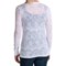 8336A_2 dylan Batik Burnout Button Shirt - Long Sleeve (For Women)