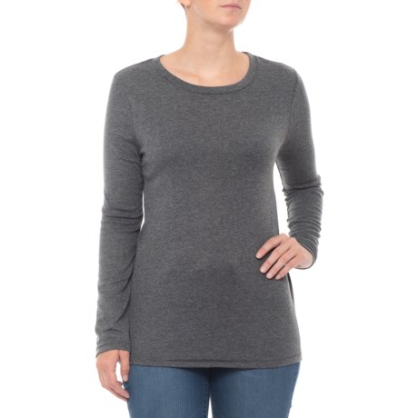 Dylan Charcoal Heather Lace T Shirt For Women Save 85 Dylan Charcoal Heather Lace T Shirt Long Sleeve For Women In