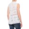 396AM_2 dylan Coquette Embroidered Challis Shirt - Sleeveless (For Women)