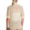 8336M_3 dylan Crochet Lace Shirt - Button Front, Long Sleeve (For Women)