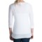 8334G_2 dylan Gauze Cotton Ruffle Shirt - 3/4 Sleeve (For Women)