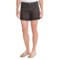 8334A_2 dylan Haute Herringbone Twill Shorts - Linen-Cotton (For Women)