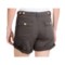 8334A_3 dylan Haute Herringbone Twill Shorts - Linen-Cotton (For Women)