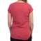 9312F_2 dylan Luxe Jersey V-Neck T-Shirt - Short Sleeve (For Women)