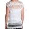 8334F_2 dylan Mesa Crochet Shirt - Sleeveless (For Women)