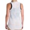 8331K_2 dylan Patchwork Stretch Lace Tank Top - Racerback (For Women)