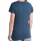 8334P_3 dylan Silky Slub T-Shirt - Slub Cotton, Short Sleeve (For Women)