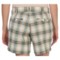 6748A_2 dylan Washed Plaid Chino Shorts (For Women)