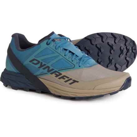 Dynafit Alpine Trail Running Shoes (For Men) in Rock Khaki/Storm Blue