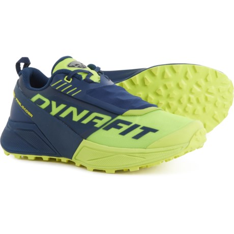 Dynafit Ultra 100 Trail Running Shoes (For Men) in Poseidon/Fluo Yellow