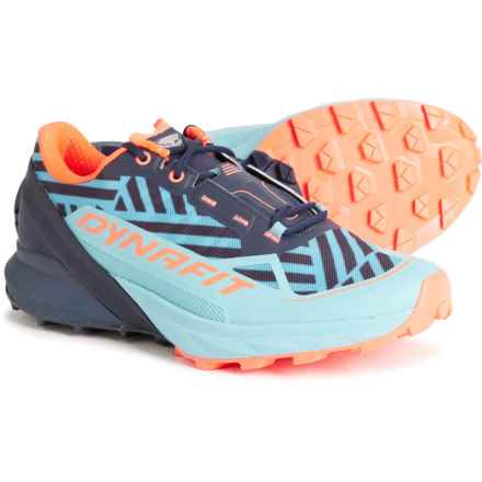 Dynafit Ultra 50 Trail Running Shoes (For Women) in Blueberry/Fluo Coral