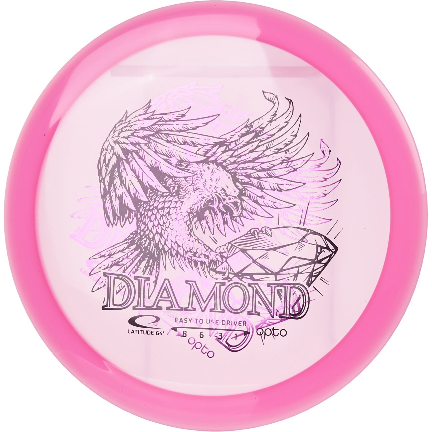 DYNAMIC DISCS Latitude 64 Opto Diamond Disc Golf Driver Save 27