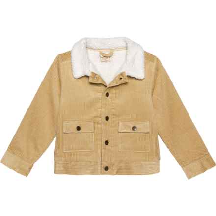 E of M Big Boys Teddy and Corduroy Shirt - Long Sleeve in Starfish