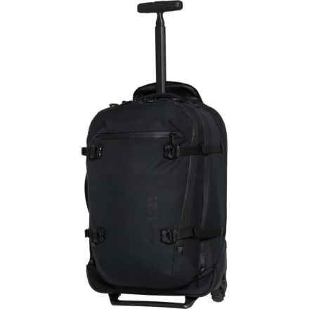 Eagle Creek 21.75” Caldera Convertible International Rolling Carry-On Suitcase - Softside, Black in Black