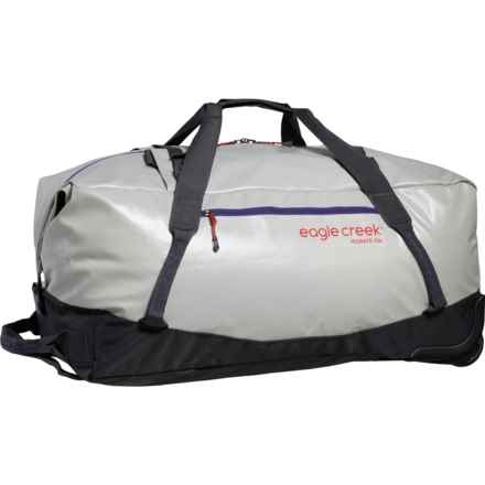 Eagle Creek Migrate 110 L Rolling Duffel Bag - Expandable, Silver in Silver