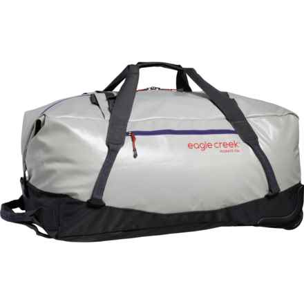 Eagle Creek Migrate 110 L Wheeled Duffel Bag - Expandable, Silver in Silver