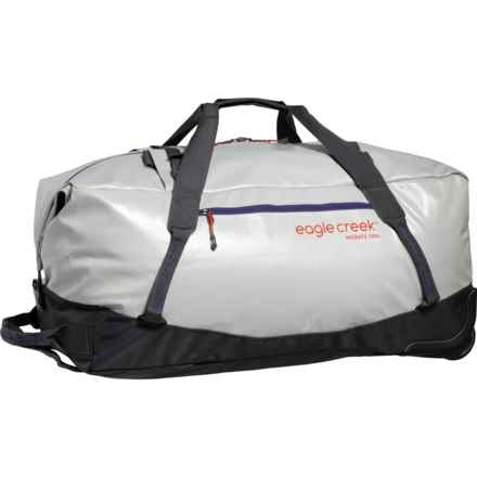 Eagle Creek Migrate 130 L Wheeled Duffel Bag - Expandable, Silver in Silver