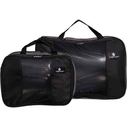 Eagle Creek Pack-It® Original Compression Cube Set - 2-Piece, Black in Black
