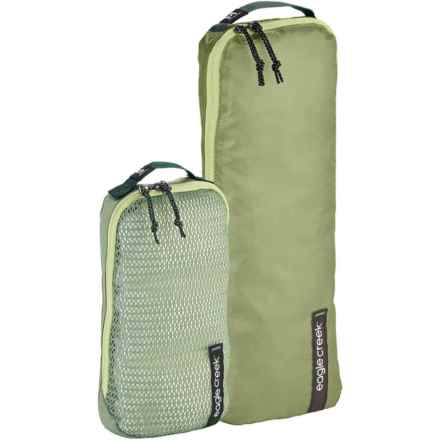 Eagle Creek Pack-It® Slim Cube Set - 2-Piece, Mossy Green in Mossy Green