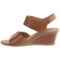 9281W_5 Earth Iris Wedge Sandals - Leather (For Women)