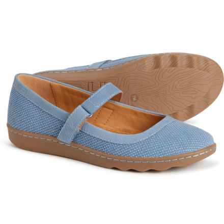 earth® Lorali Mary Jane Flats (For Women) in Medium Blue