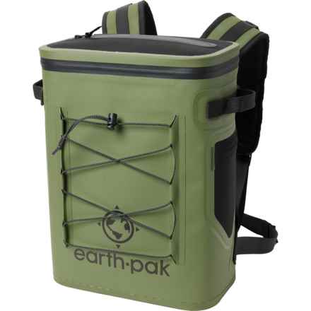 Earth Pak 24-Can Backpack Cooler - Green in Green