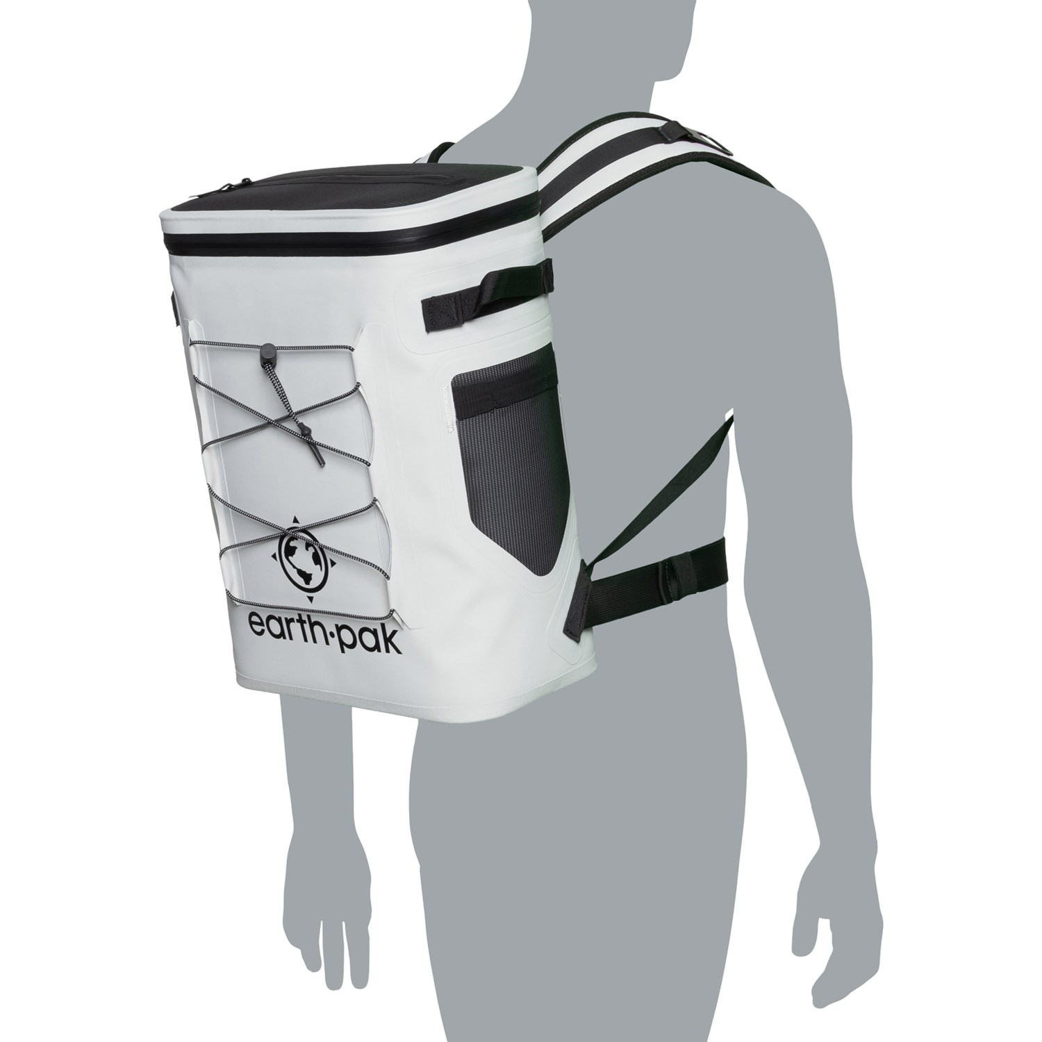 Earth Pak Loch Series 24-Can Cooler Backpack - Light Gray - Save 42%