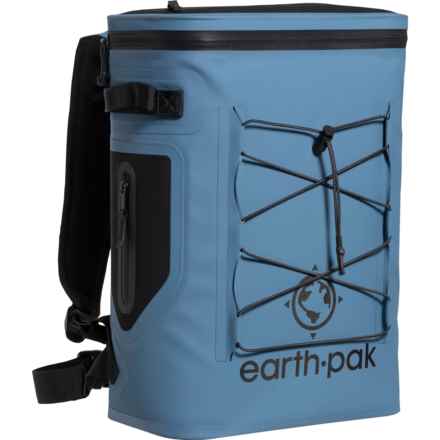 Earth Pak Loch Series 35-Can Cooler Backpack - Arctic Blue in Arctic Blue