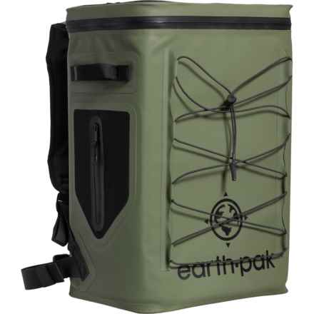 Earth Pak Loch Series 35-Can Cooler Backpack in Green