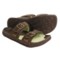 Sandstone Matte Leather Earth Tia Slides (For Women)