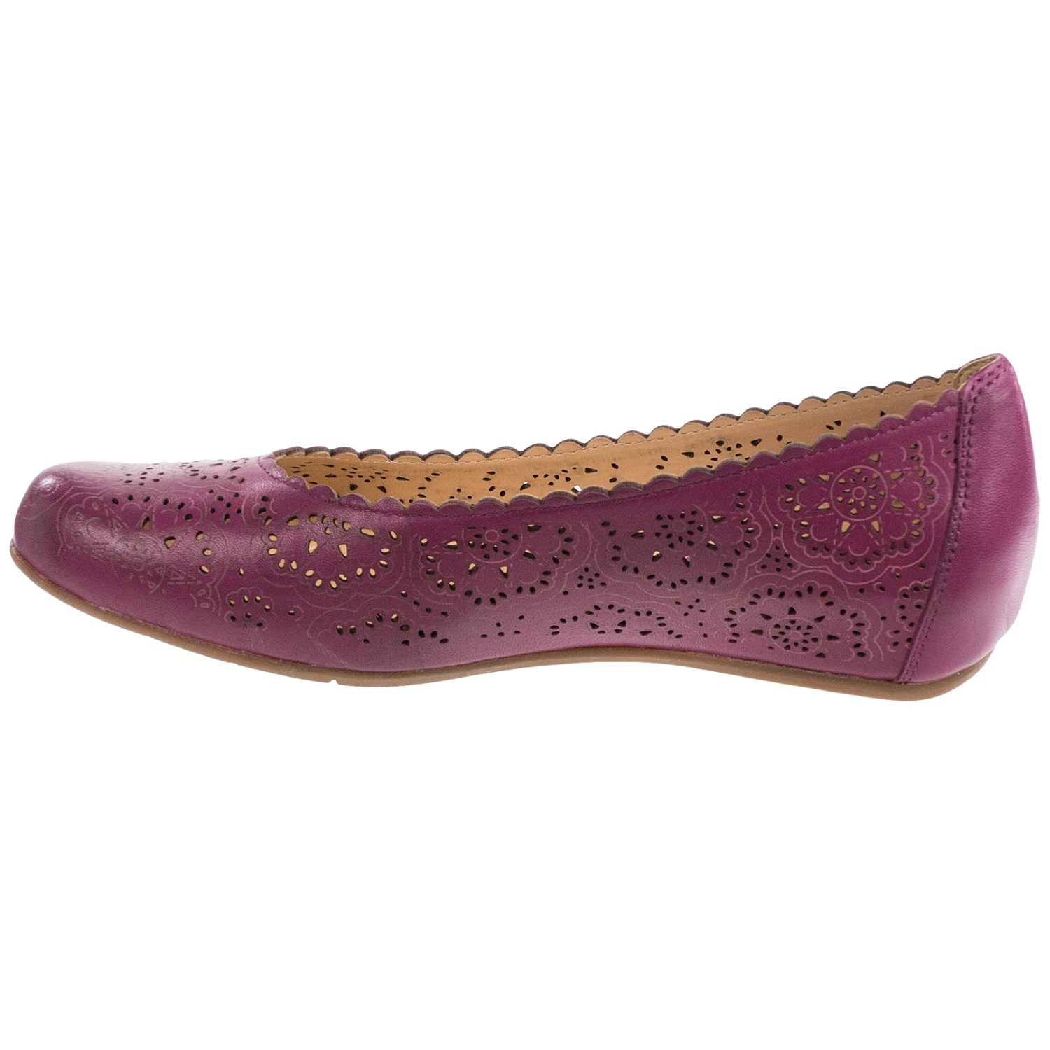 leather ballet flats for women
