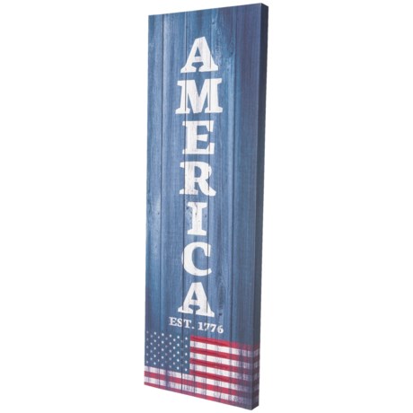 east coast graphics 12x36 america est 1776 print save 32