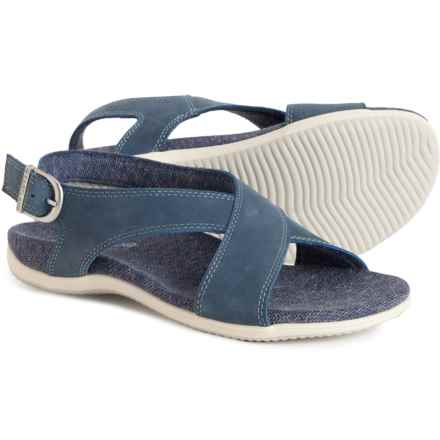 Eastland Coastal Crisscross Sandals - Leather (For Women) in Navy