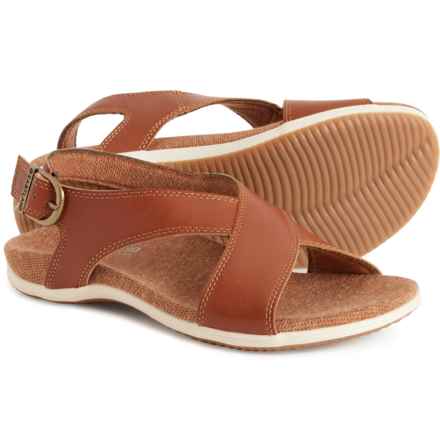 Eastland Coastal Crisscross Sandals - Leather (For Women) in Tan
