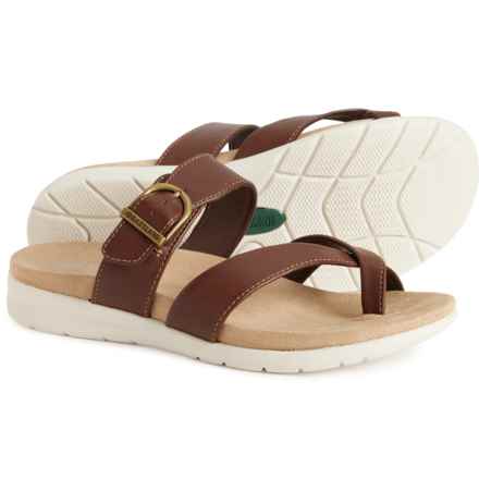 Eastland Sienna Slide Sandals (For Women) in Dark Walnut