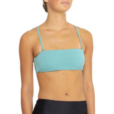 EBERJEY Pique Summer Bikini Top in Ocean Bay
