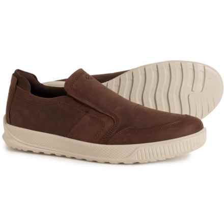 ECCO Byway Sneakers - Leather, Slip-Ons (For Men) in Coffee