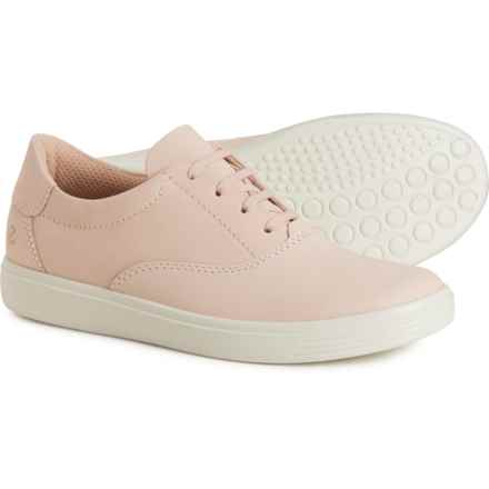 ECCO Classic Lace-Up Sneakers - Leather (For Women) in Rose Dust