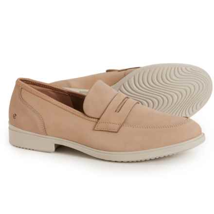 ECCO Dress Classic 15 Loafers - Nubuck (For Women) in Nude