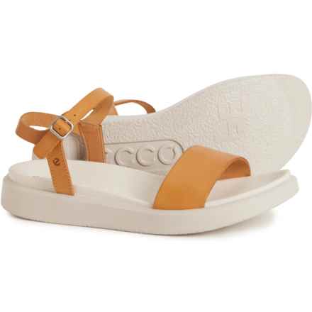 ECCO Flowt Sandals - Leather (For Women) in Lion