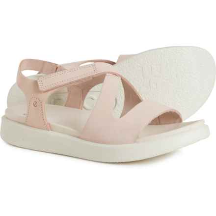 ECCO Flowt Sandals - Leather (For Women) in Rose Dust