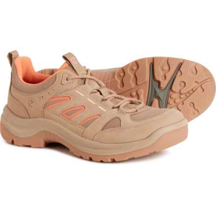 ECCO Made in Europe Offroad Sneakers - Leather (For Women) in Nude/Coral