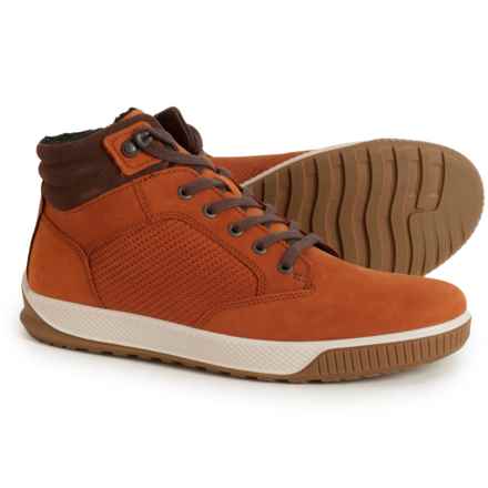 ECCO Made in Portugal Bypath Tred Sneakers - Nubuck (For Men) in Cognac