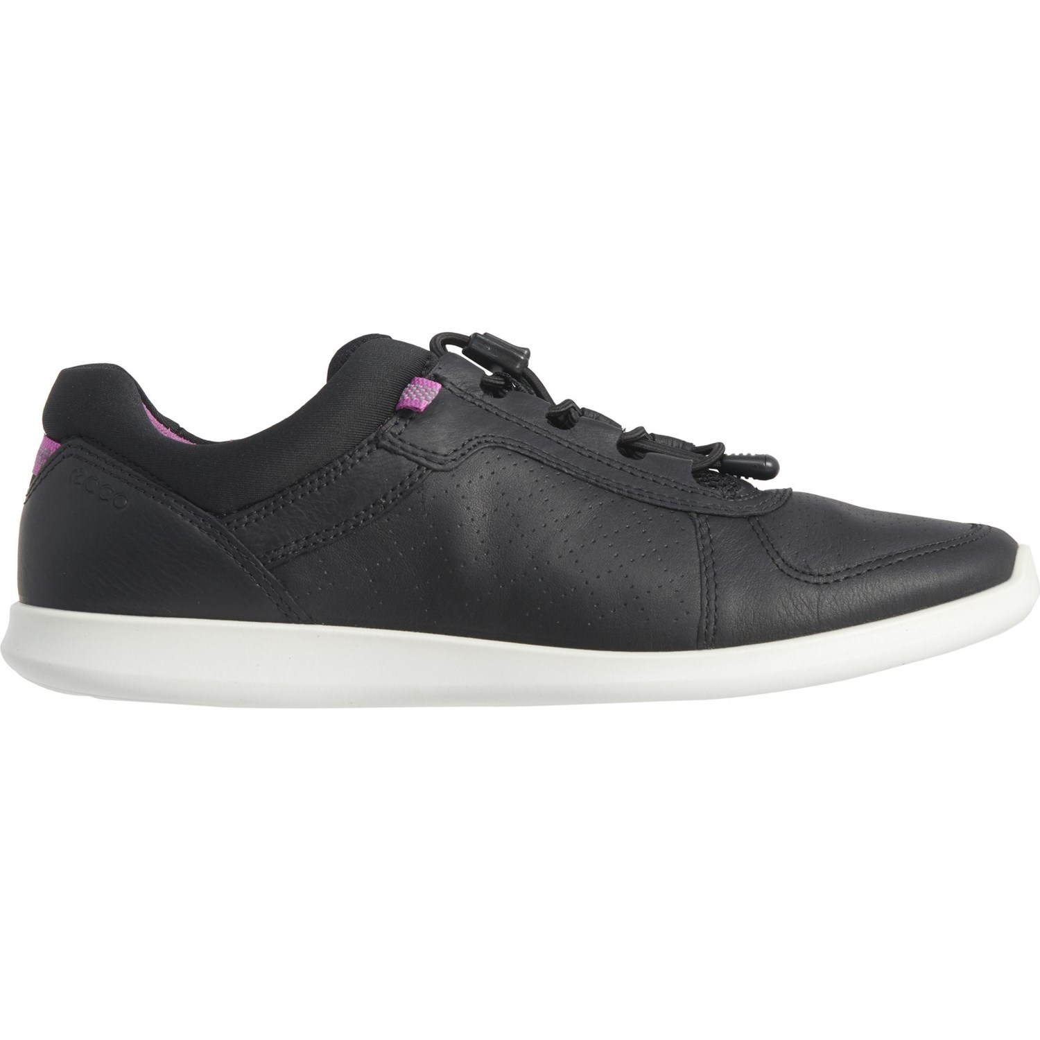 ecco sense toggle leather sneakers