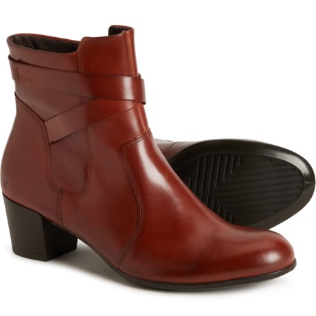 ECCO Shape M35 Ankle Boots - Leather (For Women) in Cognac